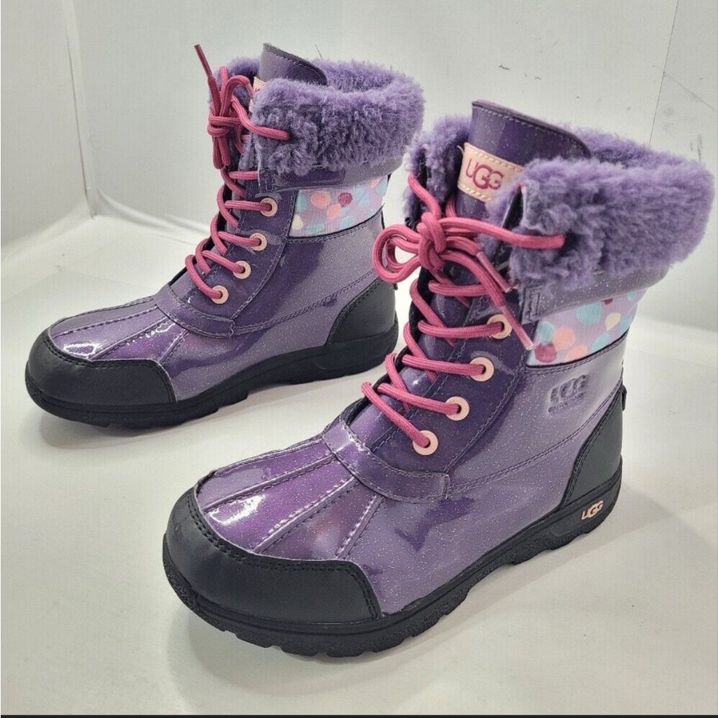 Ugg Purple And Pink Winter Boots